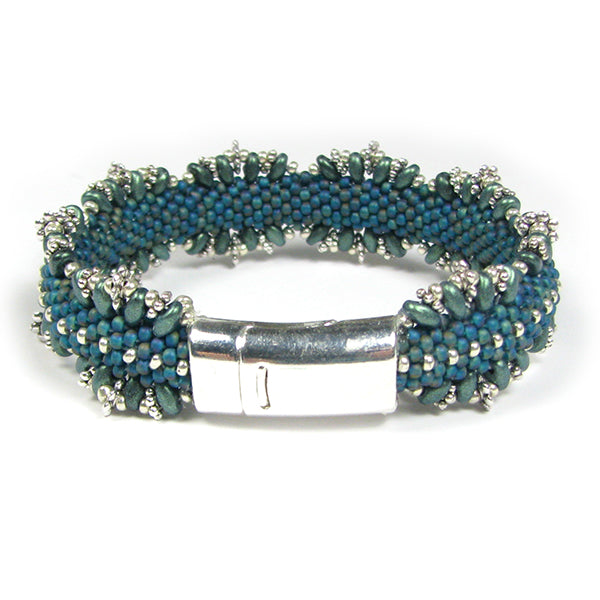 Twin Peaks Bead Crochet Bracelet PDF Digital Download Pattern