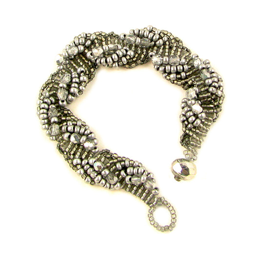 Waves Bead Weaving Bracelet PDF Download Pattern