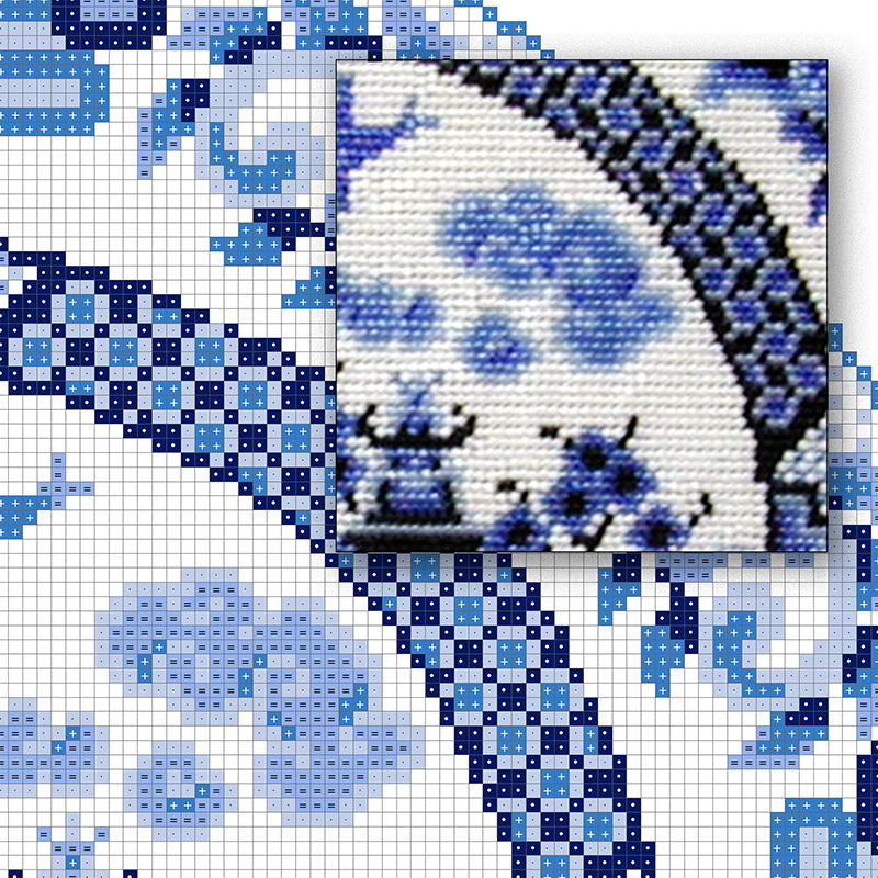 Blue Willow Plate pattern